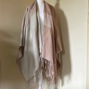 Pink and beige wrap NWOT